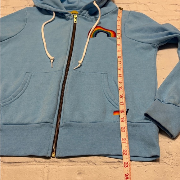 Aviator Nation Rainbow Embroidery Full Zip Hoodie - Picture 14 of 14